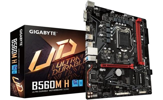 Gigabyte B560M-H Intel B560 Dual M.2 Micro ATX Motherboard