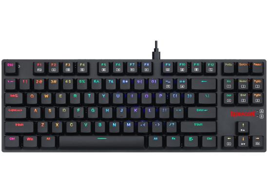 Redragon K607 APS RGB Super Slim TKL Wired Mechanical Gaming Keyboard - Black