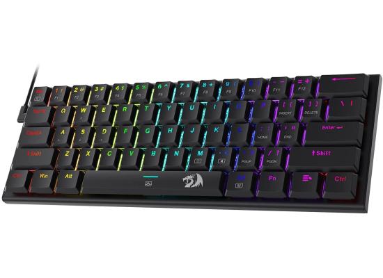 Redragon K614 Anivia 60% Ultra Thin Mechanical RGB Linear Red Switches w/ Double-Shot Keycaps
