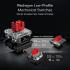 Redragon K621 Horus TKL RGB Mechanical Wire & Bluetooth & Wireless Low Profile Linear Red Switch - Black