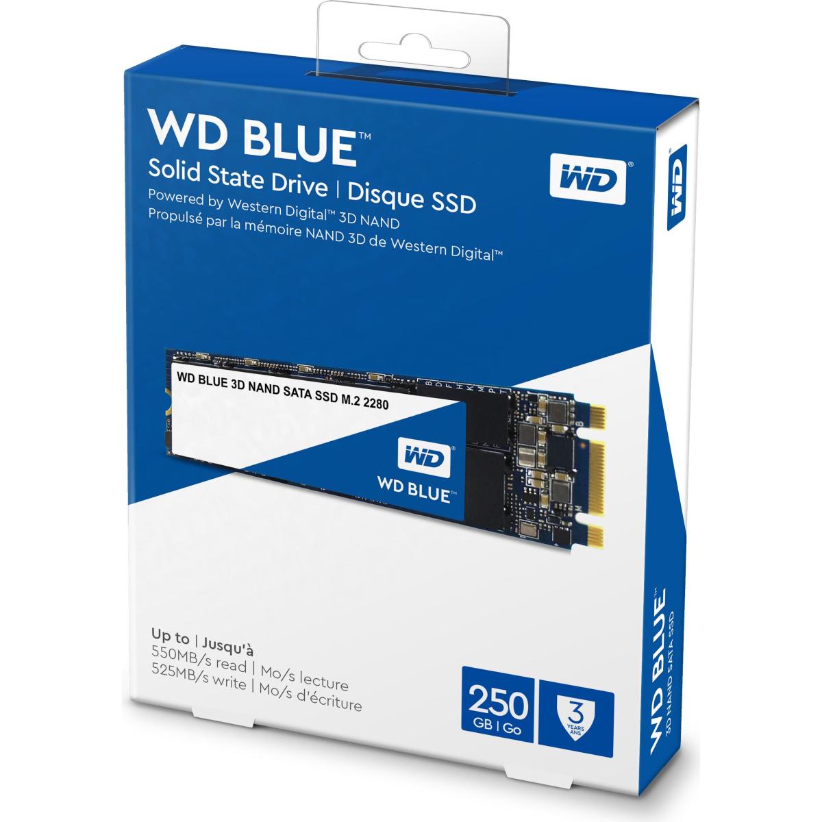 WD 250GB Blue 3D NAND M.2 SATA SSD/ | WDS250G2B0B | City Center For