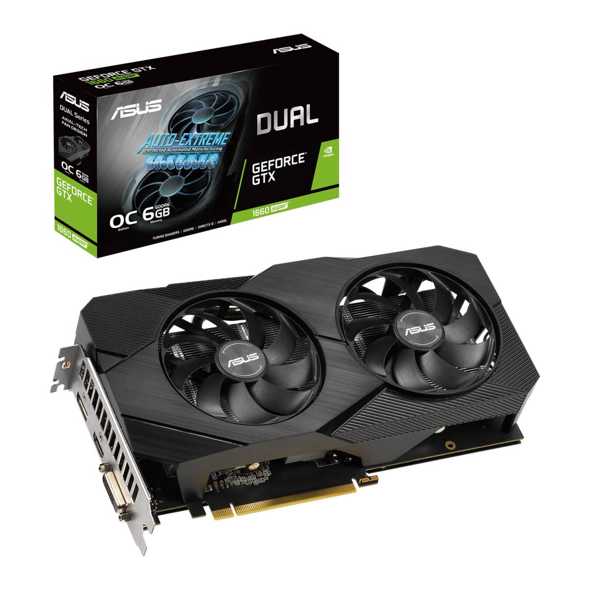 ASUS NVIDIA GeForce GTX 1660 SUPER 6GB DUAL OC EVO Turing | DUAL