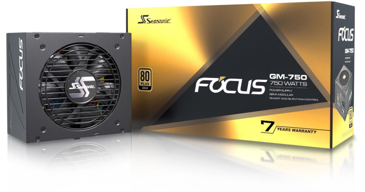 Seasonic FOCUS GM 750W 80+ Gold Semi-Modular | Focus GM-750 | City Center  For Computers | Amman Jordan