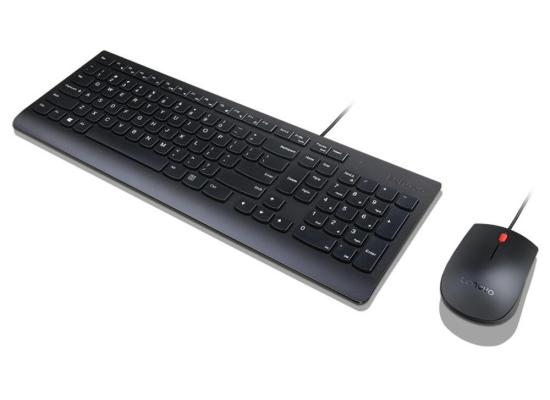 Lenovo Essential Wired Combo - Keyboard & Mouse Set Arabic / English Layout