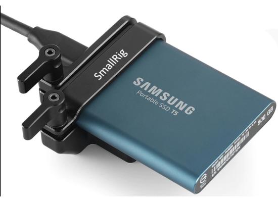 SMALLRIG SSD Mount Bracket SSD Holder for Samsung T5 SSD