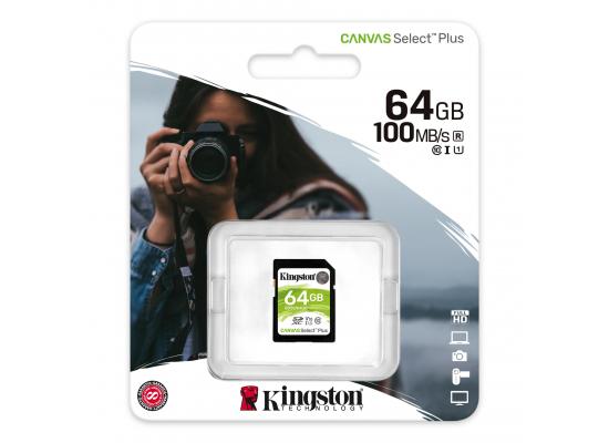 Kingston SDCS2/64GB Canvas Select Plus 64GB Class 10 