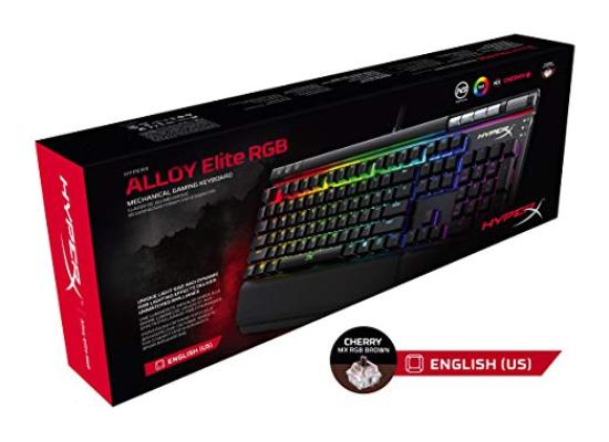HyperX Alloy Elite RGB Mechanical Gaming MX Brown	