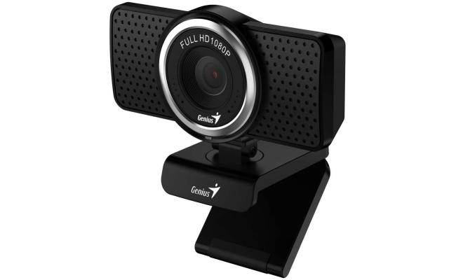 Genius ECam 8000 Black 1080p Webcam Full HD Webcam