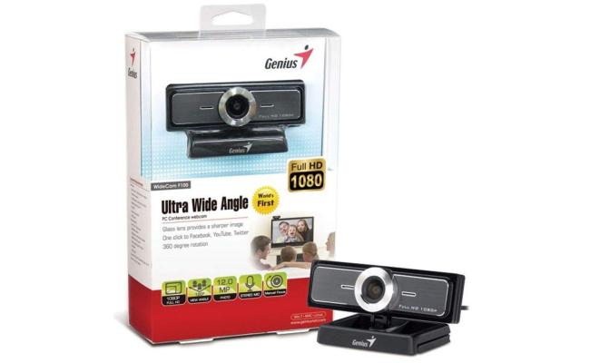 Genius WideCam F100 Ultra Wide Angle Full HD Webcam
