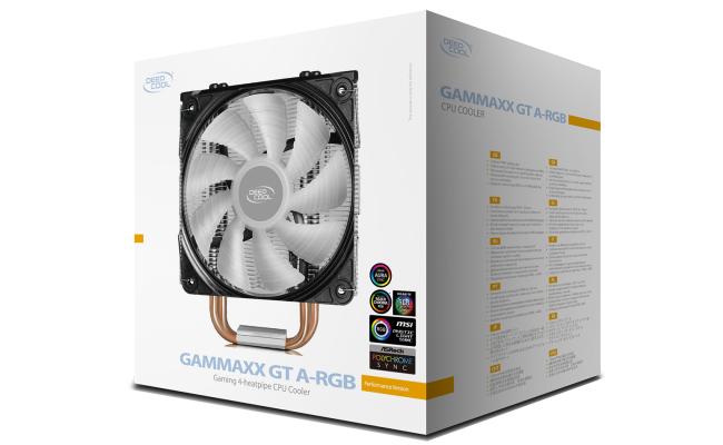 DEEPCOOL GAMMAXX GT A-RGB SYNC A-RGB Fan CPU AIR Cooler - Black