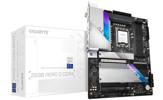 GIGABYTE Z690 AERO G WiFi 6 LGA 1700 Intel Z690 DDR4 Quad M.2 PCIe 5.0 USB 3.2 Type-C