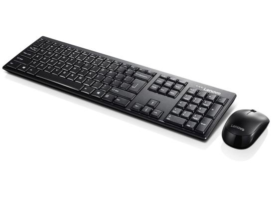 Lenovo 100 Wireless Combo Keyboard with Mouse Arabic / English - Back