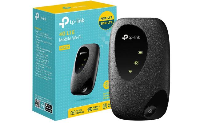 TP-Link M7200 4G LTE Travel Mobile Mi-Fi Hotspot For Up to 10 Devices Rechargeable Battery