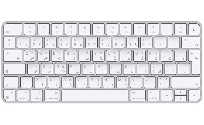 Apple Magic Keyboard Arabic & English Layout Includes Lighting to USB Cable, Silver
