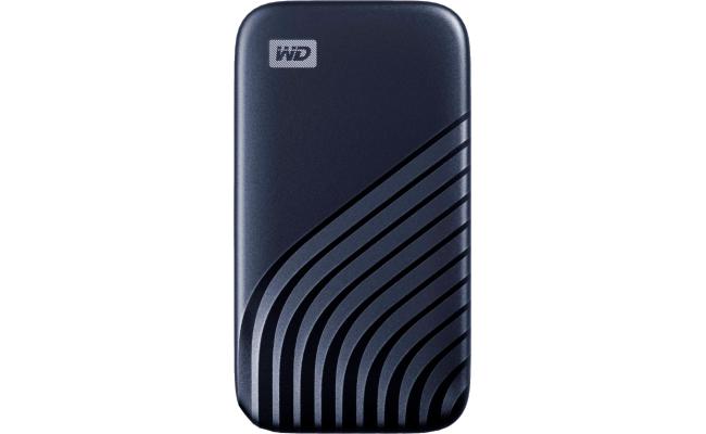 My Passport SSD 500GB Portable SSD USB 3.2 Up to 1050MB/s Blue