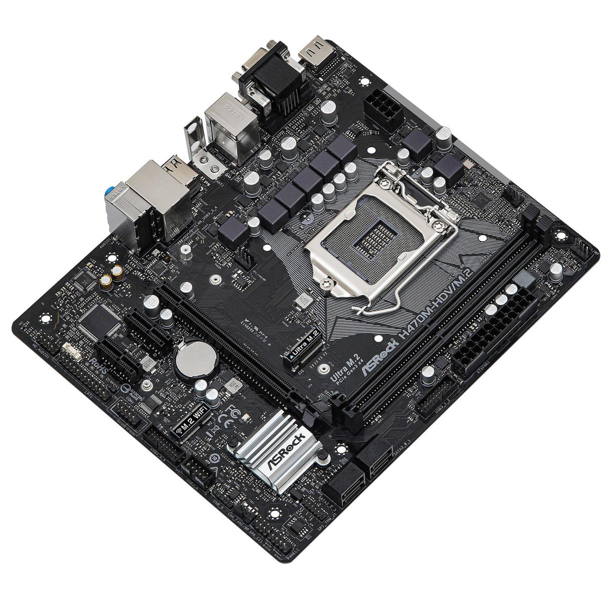 Asrock h470m hdv подключение