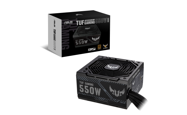 ASUS TUF Gaming 550W 80+ Bronze Axial-tech Fan 0dB Technology