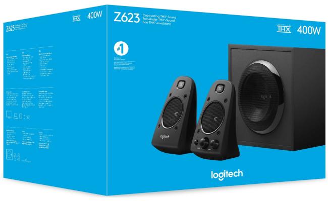 Logitech Z623 400W 2.1 Speaker System with THX Certified Audio