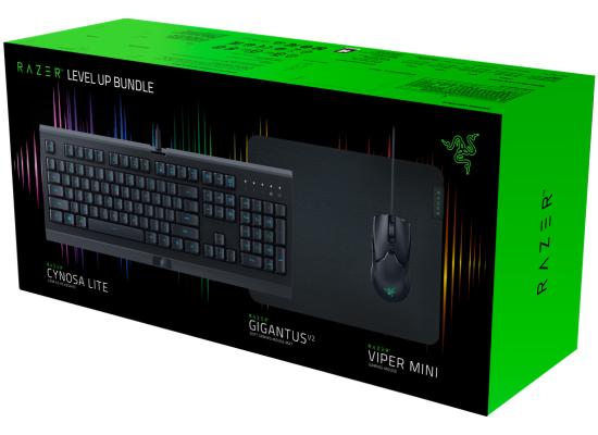 Razer Level Up Bundle (Gaming Keyboard + Gaming Mouse + Pad)