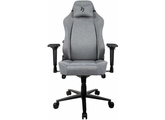 Arozzi Primo Premium Woven Fabric Gaming/Office Chair - Grey w/ Black Logo