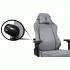 Arozzi Primo Premium Woven Fabric Gaming/Office Chair - Black w/ Grey Logo