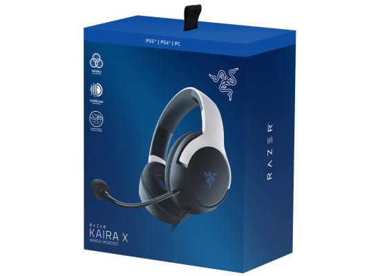 Razer Kaira X for Playstation Wired Gaming Headset for PS5 - White