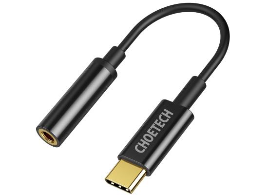 CHOETECH Type-C To Audio Jack Adapter With Hi-Res DAC Compatible