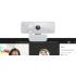Lenovo 300 FHD Webcam 1080p Stereo Microphone Privacy Cover Windows & Mac - Cloud Grey