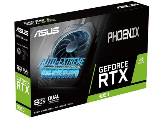 ASUS Phoenix GeForce RTX 3050 8GB GDDR6 PCI Express 4.0 Video Card