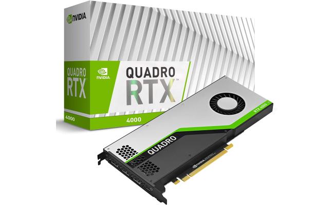 PNY Quadro RTX 4000 8GB GDDR6 PCI Express 3.0 x16 Workstation Graphic Card