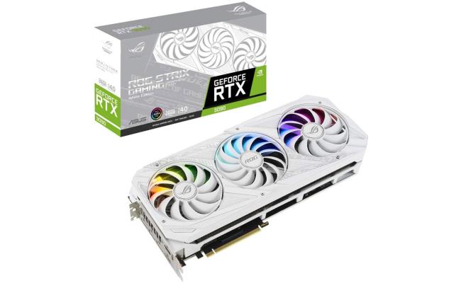 ASUS ROG STRIX GeForce RTX 3090 White OC Edition 24GB GDDR6X