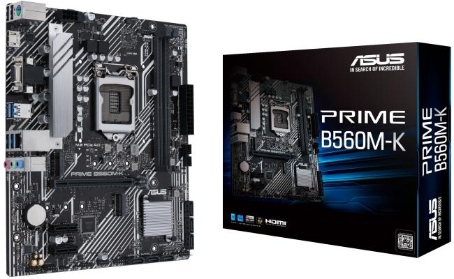 ASUS PRIME B560M-K Intel B560 M.2 Micro ATX Motherboard