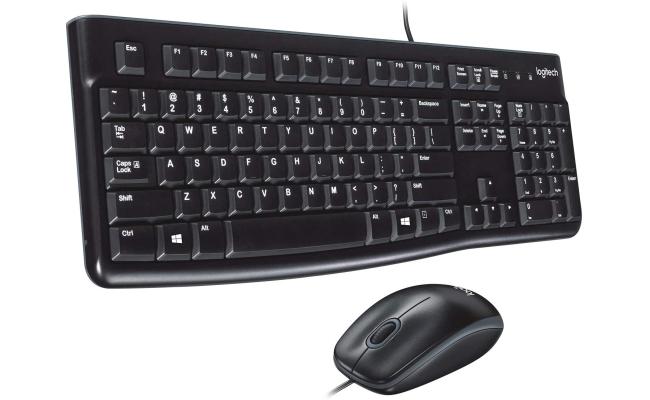 Logitech MK120 Desktop Wire Kit ( Keyboard and Mouse ) USB