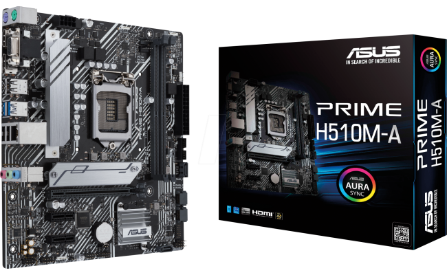 ASUS PRIME H510M-A Intel H510 M.2 Micro ATX Motherboard
