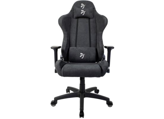 Arozzi Torretta Premium Soft Fabric Ergonomic Computer Gaming/Office Chair - DarkGrey