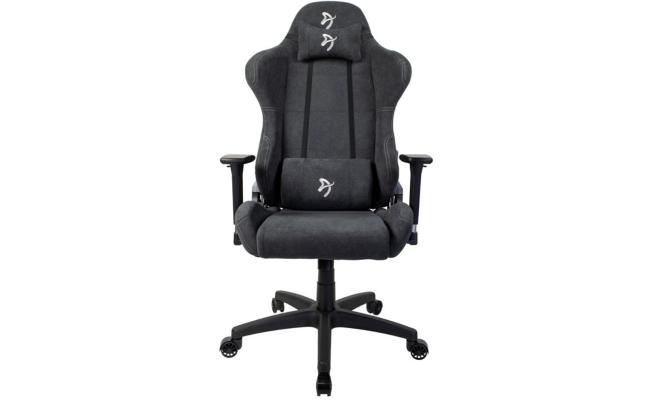Arozzi Torretta Premium Soft Fabric Ergonomic Computer Gaming/Office Chair - DarkGrey