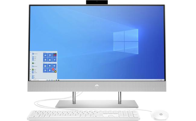 HP All-in-One 27" 27-dp1000ne 11Gen Core i7 Touch Screen , Silver