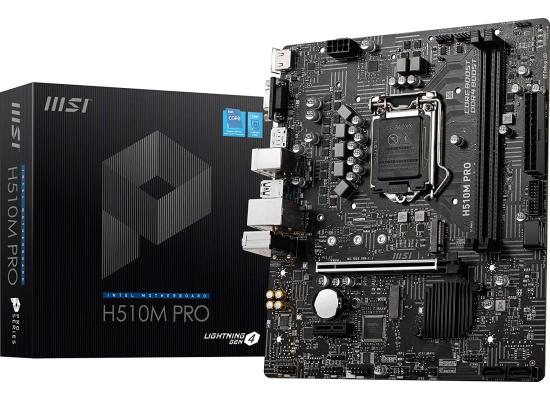 MSI H510M PRO ProSeries Intel H510 M.2 Micro ATX Motherboard