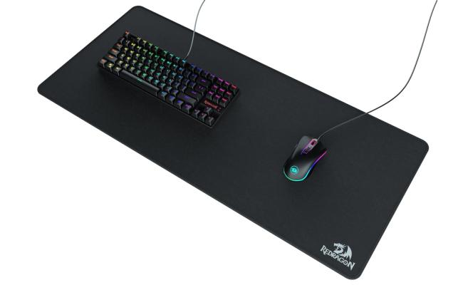 Redragon P032 Flick XL Mouse Pad with Stitched Edges Waterproof for Work Games Office Home Redragon P032 Flick XL Mouse Pad with Stitched Edges Waterproof for Work Games Office Home