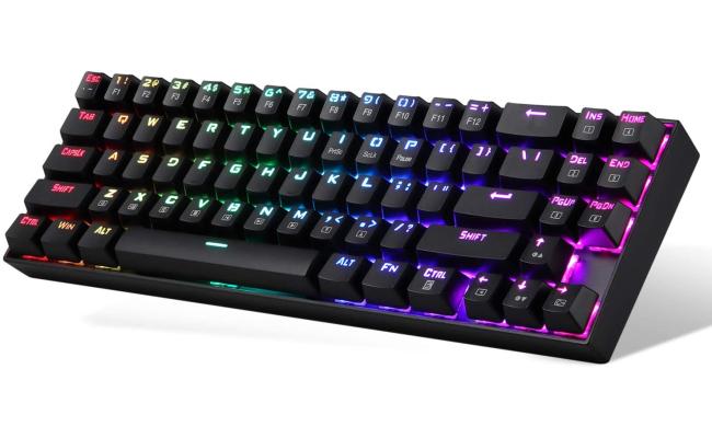 Redragon K599-KRS Wire & Wireless 60% Compact 70 Key Tenkeyless RGB Backlit Computer - Red Switch Redragon K599-KRS Wire & Wireless 60% Compact 70 Key Tenkeyless RGB Backlit Computer - Red Switch