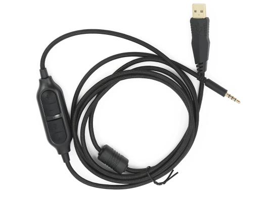 Redragon H510 Zeus USB cable 3.5mm Male Audio AUX Jack to USB 2.0