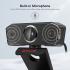 Redragon GW800 1080P PC Webcam Built-in Dual Mic 360° Rotation USB 30 FPS for Online Courses Video Conferencing & Streaming