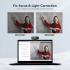 Redragon GW800 1080P PC Webcam Built-in Dual Mic 360° Rotation USB 30 FPS for Online Courses Video Conferencing & Streaming