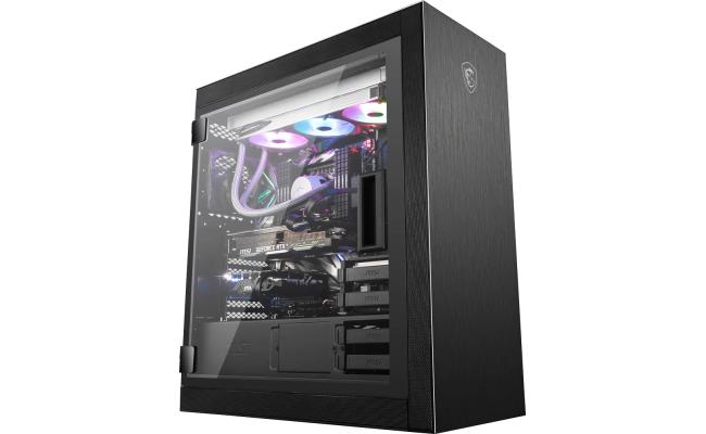 MSI MPG SEKIRA 100P Tempered Glass Mid-Tower Gaming PC Case