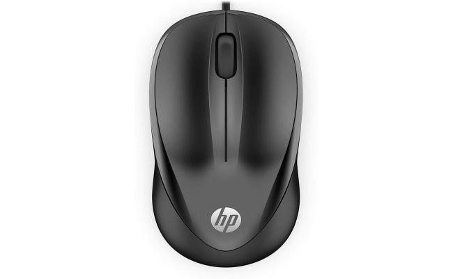 HP 1000 Wired Optical Mouse with 3 Buttons and 1000 DPI - Black HP 1000 Wired Optical Mouse with 3 Buttons and 1000 DPI - Black
