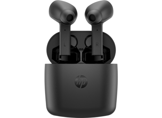 HP Headset Wireless Earbuds G2 Stereo Bluetooth USB C Charger - Black