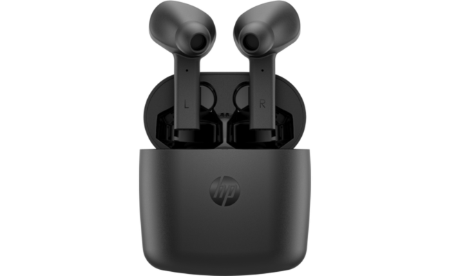 HP Headset Wireless Earbuds G2 Stereo Bluetooth USB C Charger - Black