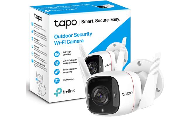 TP-Link Tapo C310 Outdoor Security Camera Built-in Siren & Night Vision