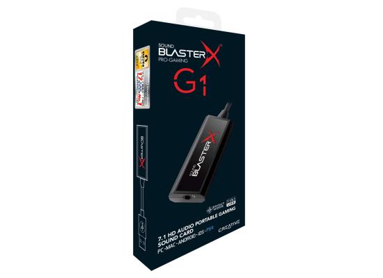 Creative Sound BlasterX G1 7.1 USB Gaming DAC & Sound Card