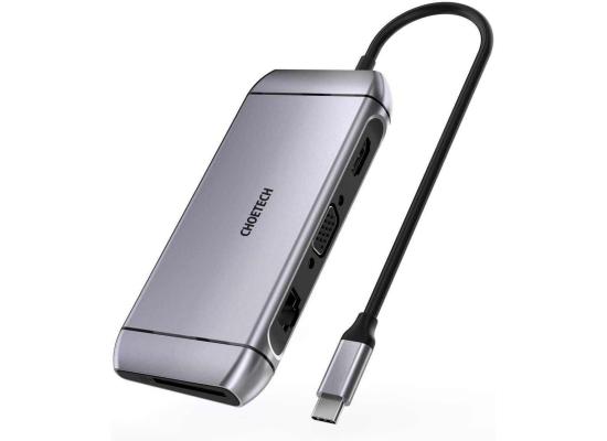 CHOETECH HUB-M15 9 in 1 USB-C 3.0 Docking Station Type C